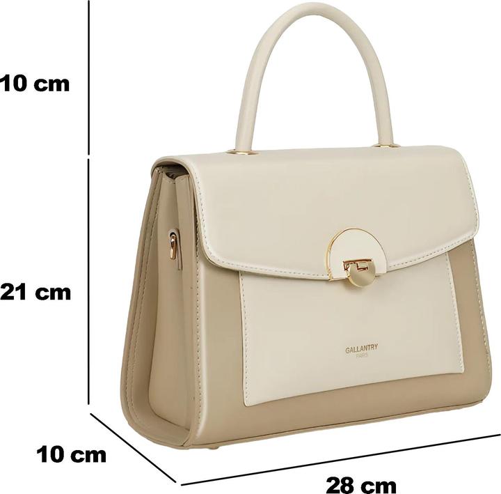 Actual product image Gallantry A-9116-BEIGETAUPE Handtasche