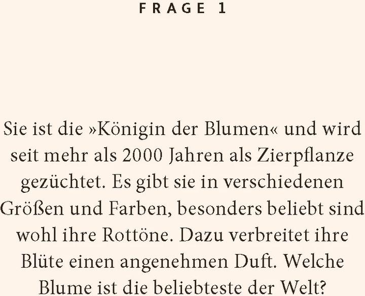 Actual product image Blumen-Quiz (German)