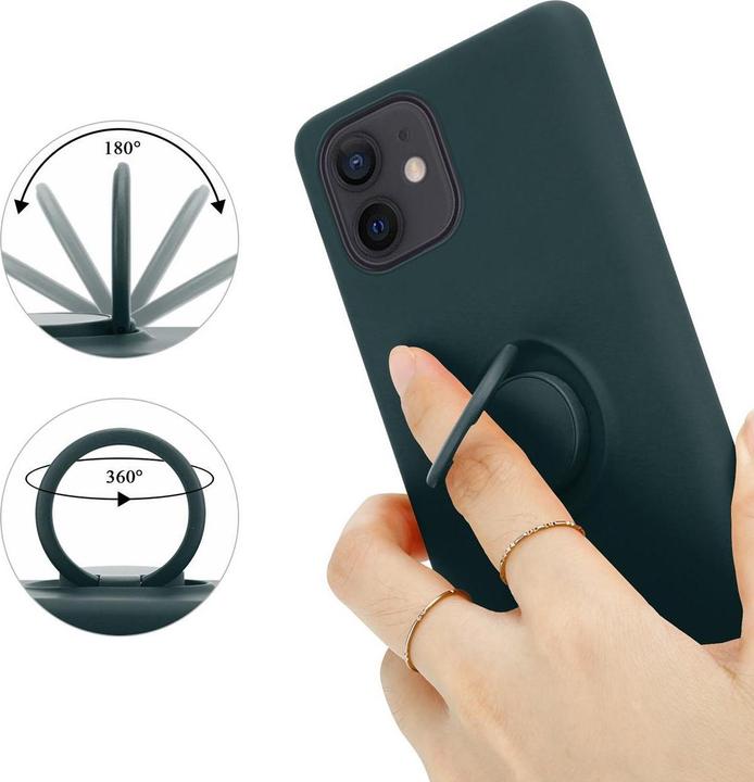 Image du produit Cadorabo TPU Liquid Ring Silicone Case Cover (Apple iPhone 12 mini)
