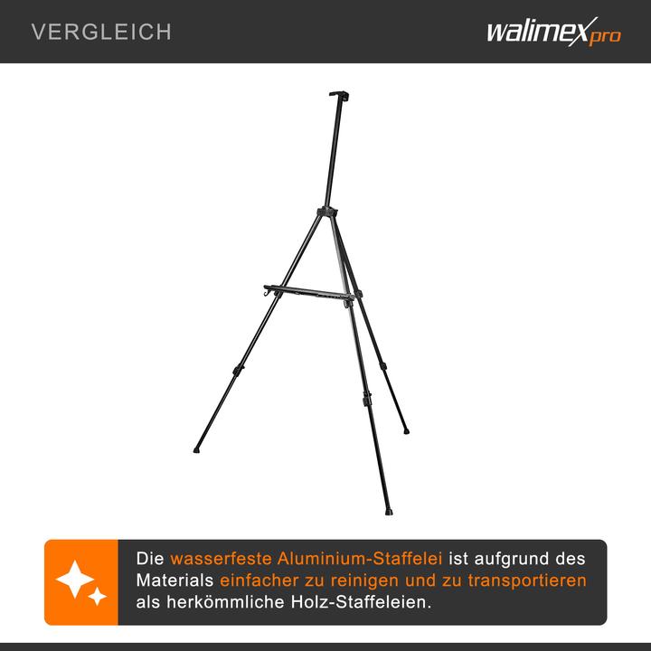 Produktbild Walimex Aluminium Atelierstaffelei XL
