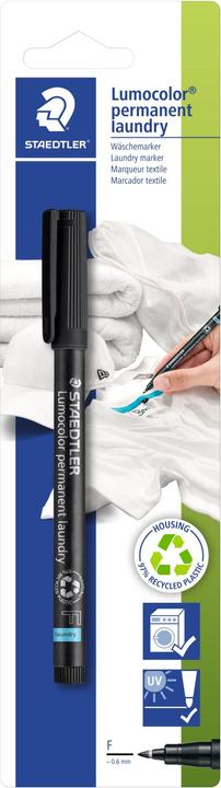 Productafbeelding Staedtler Lumocolor wasmarker (Zwart, 0.60 mm, 1 x)