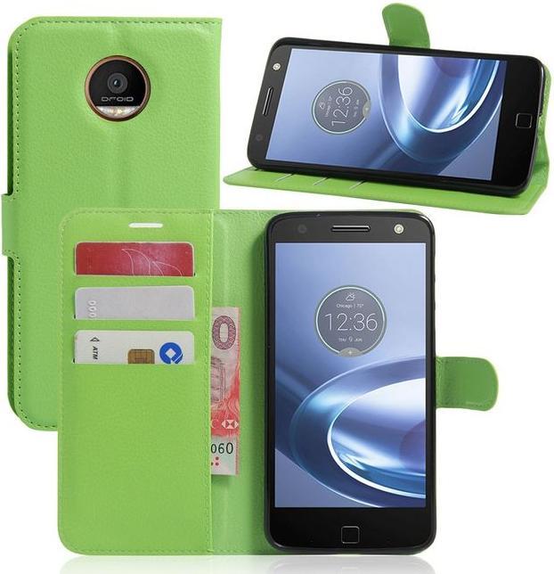 Produktbild MU Classic Cover aus Leder mit Litchitextur (Motorola Moto Z Play)