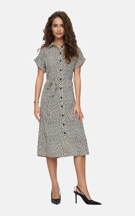 Immagine prodotto Only Abito blusa con cintura a cravatta (34)