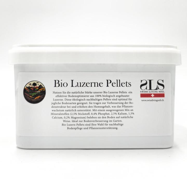 Immagine prodotto Swiss Living Soil Pellet di erba medica biologica 1,5 kg (1.66 kg)