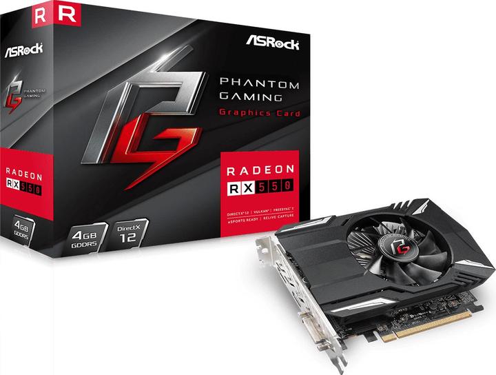 Actual product image AsRock Radeon RX550 Phantom Gaming (4 GB)