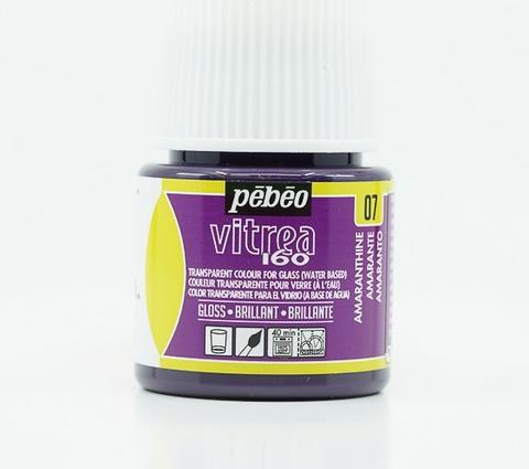 Actual product image Pebeo Vitrea 160 Glossy Amaranthine (Amaranth, 45 ml)