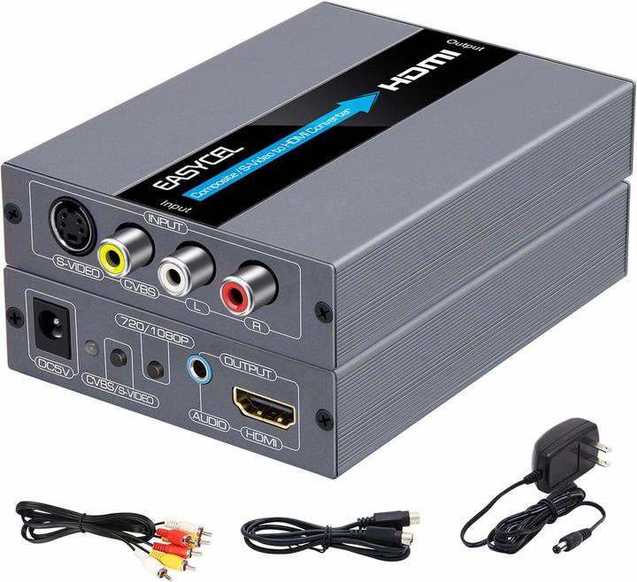 Easycel RCA S-Video to HDMI Converter (Accessories)