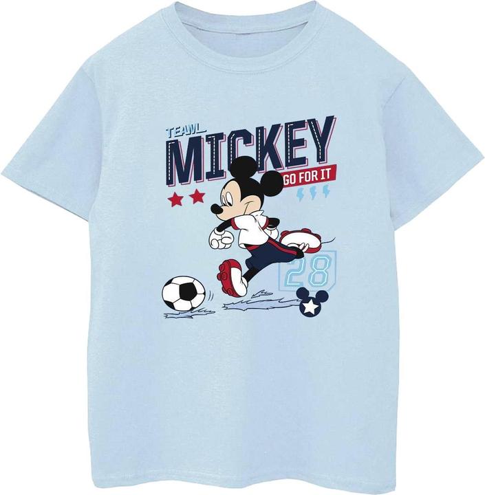 Immagine prodotto Disney Mickey Mouse Team Mickey Football Maglietta Donna (S)