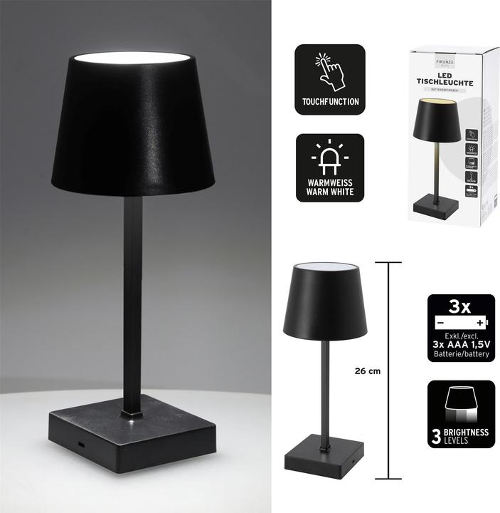 Actual product image Cepewa LED table lamp with touch function