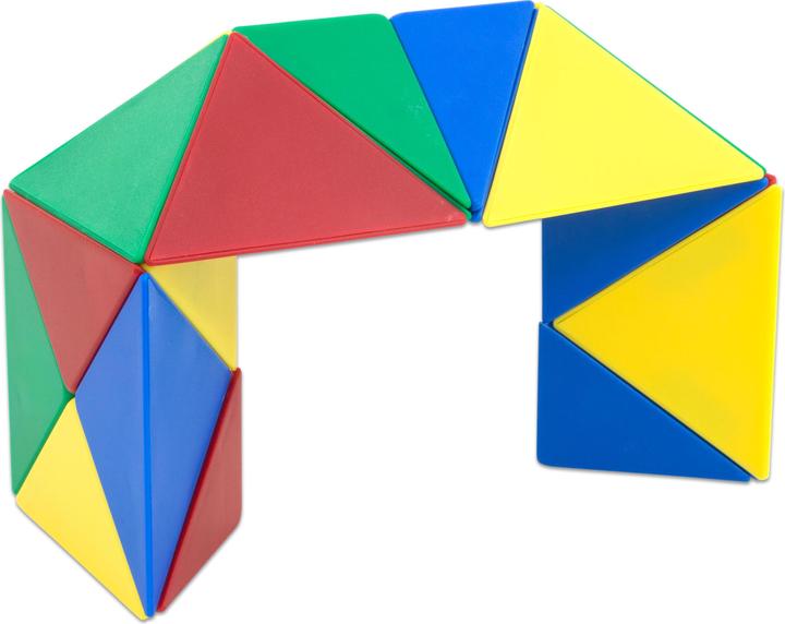 Produktbild Betzold Magnetwürfel aus 24 farbigen Tetraedern