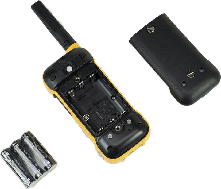 Produktbild Dynascan PMR PNI F-15 tragbares Radio, 446 MHz, 0,5 W, 16 CH, wasserdicht IP67, Set mit 2 Stück (3 km)