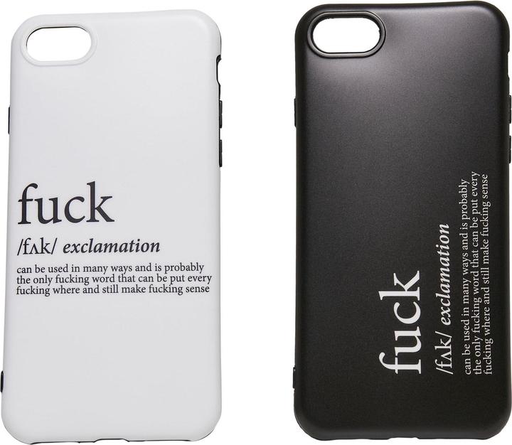 Actual product image Mister Tee Fuck I Phone 6/7/8 Phone Case Set (Apple iPhone 7, Apple iPhone 6, Apple iPhone 8)