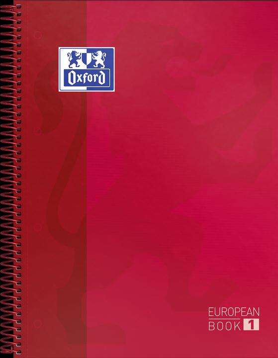 Actual product image Oxford European Book (A4, Checked, Hardcover)