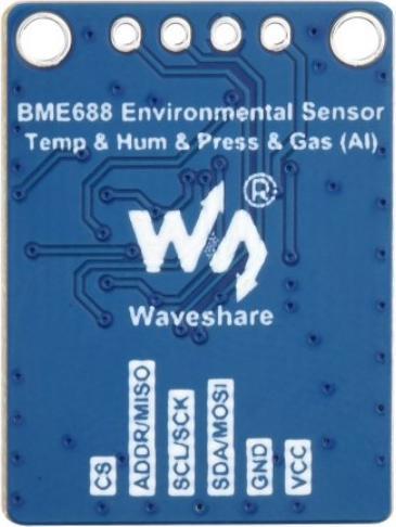 Produktbild WaveShare BME688 Luftfeuchtigkeits-, Druck-, Temperatur- Luftgütesensor