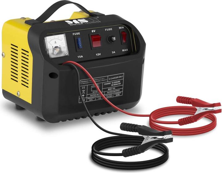Produktbild MSW Autobatterie Ladegerät Kfz Pkw Ladegerät Batterie 6 12 V 5 8 A Werkstatt (12V, 6V, 8 A)