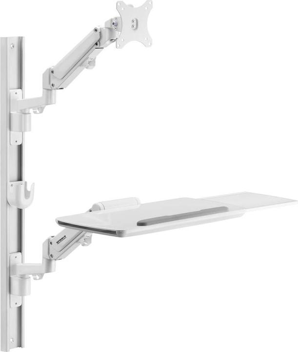 Productafbeelding SpeaKa Professional SP-MM-960 Wandbeugel voor enkele monitor 43,2 cm - 109,2 cm Wit Höh (Muur, 42.99")