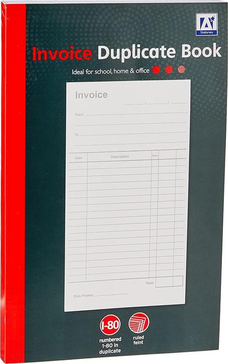 Produktbild Anker Stationery Rechnungsbuch A5 (80 x)
