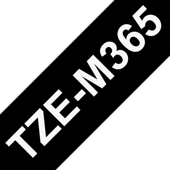 Brother TZe-M365 Matt (3.60 cm, Black)