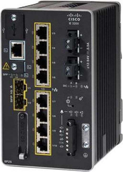 Image du produit Cisco IE-3200-8P2S-E Commutateur Network Essentials (10 Ports)