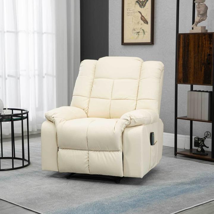 Actual product image Homcom Massage chair with reclining function and remote control