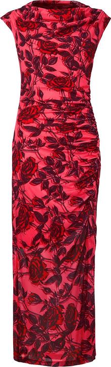 Actual product image Joe Browns Rouched Floral Mesh Midi Dress (42)