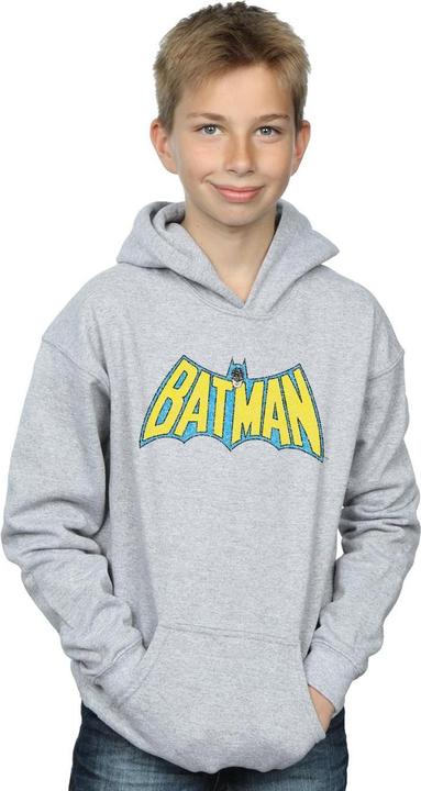 Image du produit - Sweat à capuche BATMAN CRACKLE LOGO - Garçon (152, 158)