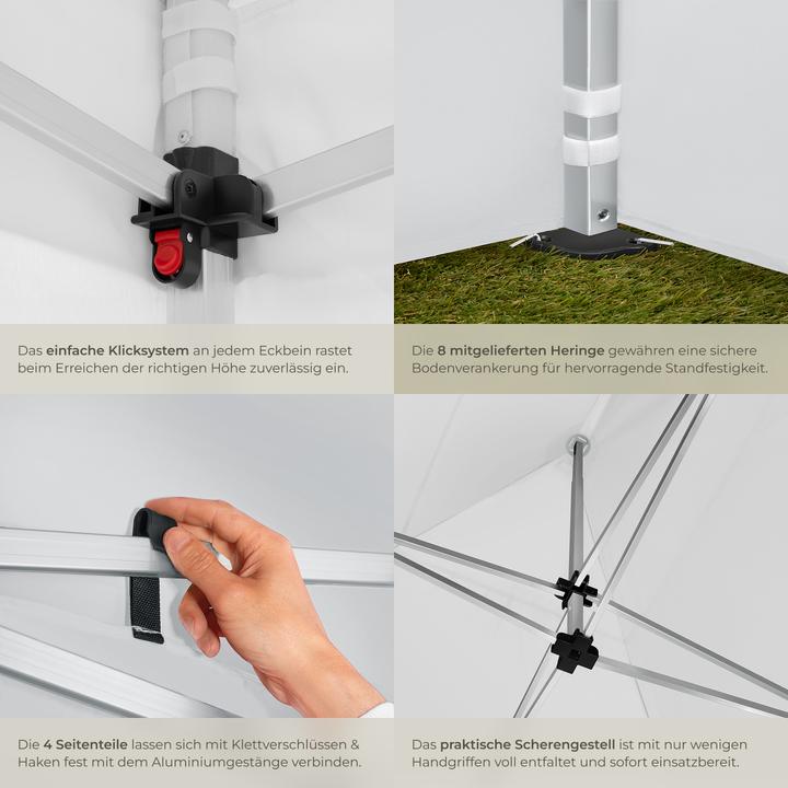Image du produit tectake Pavillon de jardin (300 cm, 300 cm)