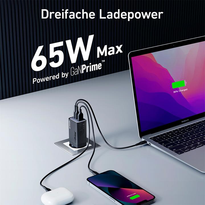Actual product image Anker 735 GaN III Prime (65 W)