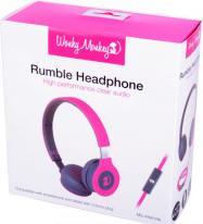 Actual product image Wonky Monkey Headphones - Pink