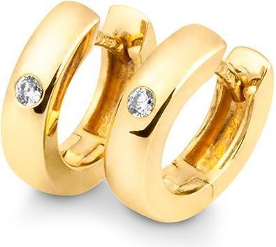 Breuning Creolen - BRILL. 0,06 Ct. H/si (585, - Gold)