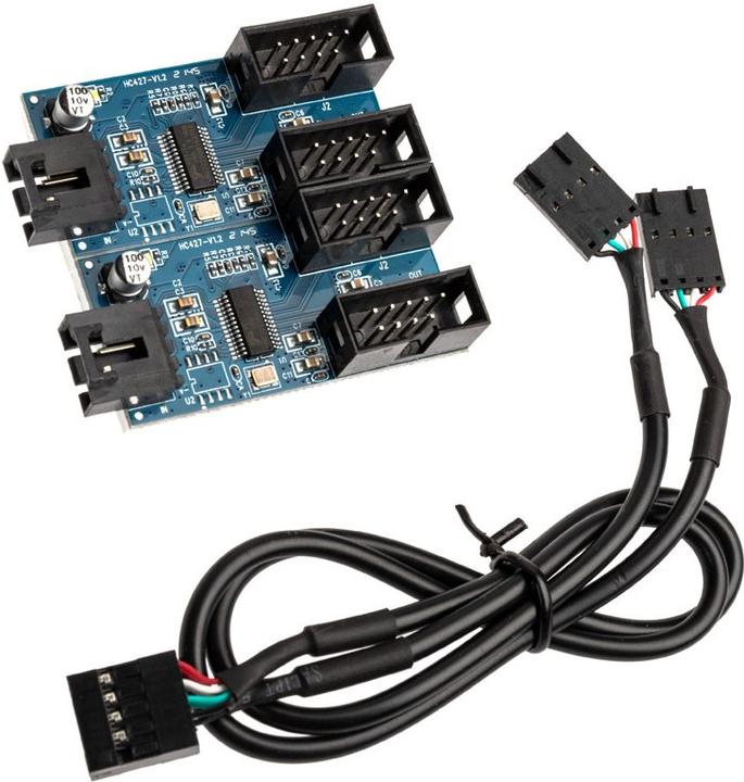 Produktbild Akasa Interner USB 2.0 Hub-Karte (4 Ports)