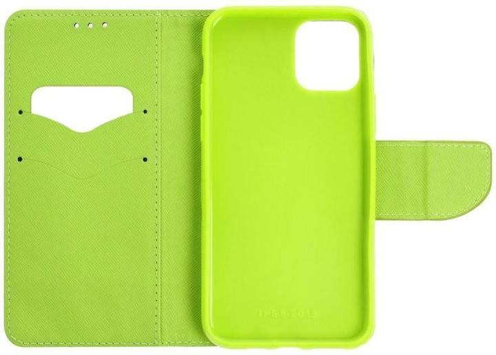 Actual product image Fancy Book Book case OEM for SAMSUNG S22 ULTRA navy / lime (Samsung Galaxy S22 Ultra)