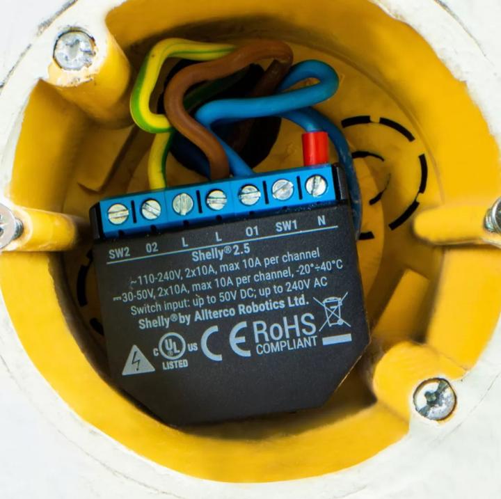 Image du produit Shelly Double commutateur WLAN (Actionneur de commutation)