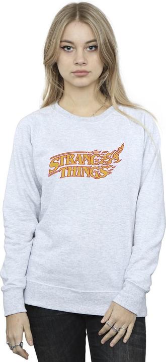 Actual product image Netflix Womens/Ladies Stranger Things Logo Breaking Sweatshirt (M)