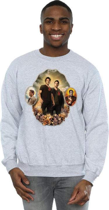 Actual product image Supernatural Mens Holy Shrine Sweatshirt (L)