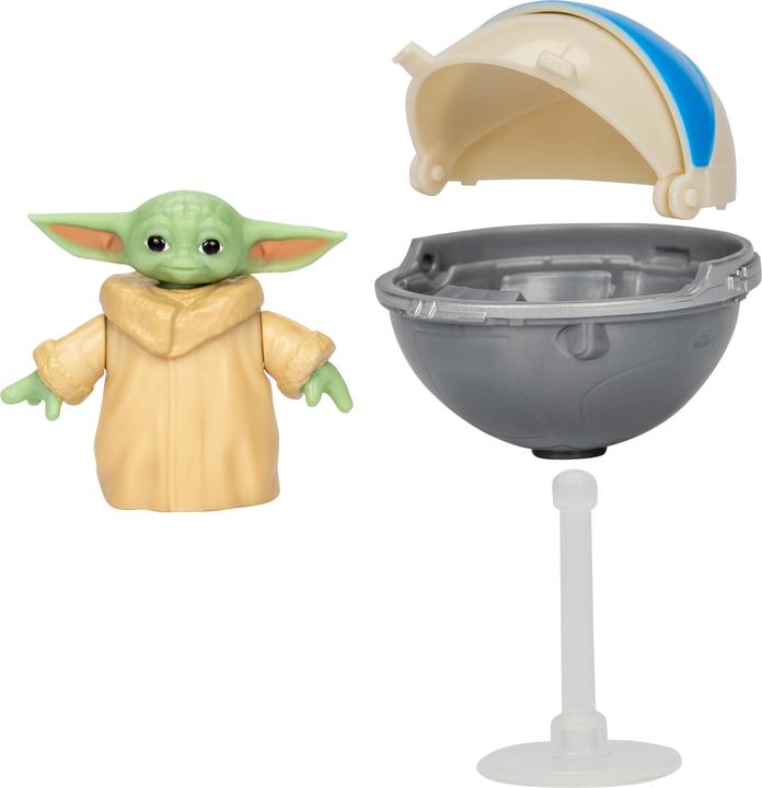 Produktbild Hasbro STAR WARS Epic Hero Series Grogu 2,5 cm große Actionfigur & Hover-Kinderwagen, Spielzeug für 4-Jähri