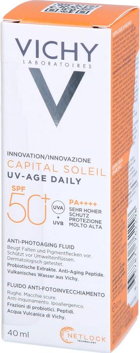 Produktbild Vichy Capital Soleil Fluid UV-AGE (Sonnencreme Gesicht, SPF 50+, 40 ml, 65 g)