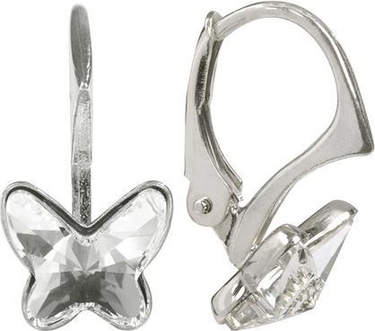 Levien GirlsÂ' silver Crystal earrings for kids