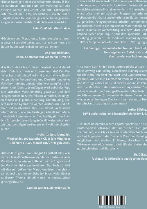 Immagine prodotto Das grosse Buch vom Marathon (Tedesco, Hubert Beck, 2024)
