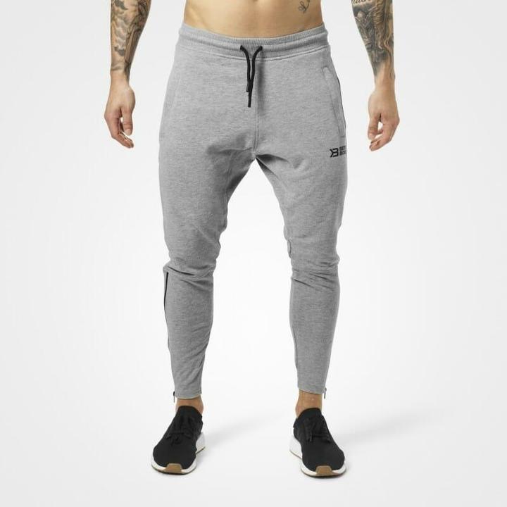 Produktbild Better Bodies Harlem Zip Pants GREY MELANGE (S)