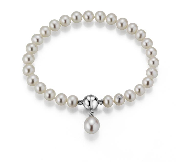 Adriana la mia Perla La Maddalena (19 cm, Perle, Silber)