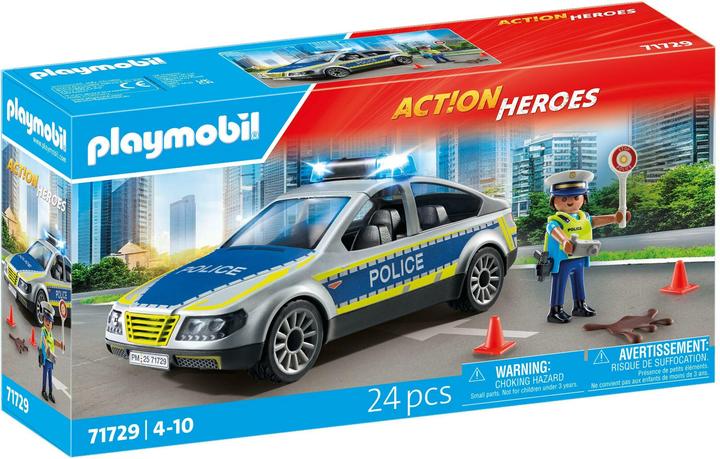 Actual product image Playmobil Police patrol car (71729, Playmobil Action Heroes)