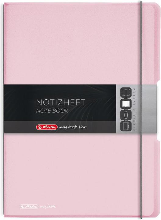 Herlitz MY.BOOK FLEX - Cahiers de notes A6 (A4, Quadrillé, Couverture souple)