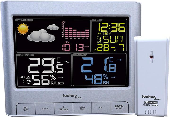 Image du produit Technoline Wetterstation WS 6449 mit Aussensensor