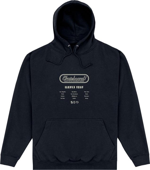Immagine prodotto Skateboard Magazine World Tour Felpa con Cappuccio Adulto Unisex (M)