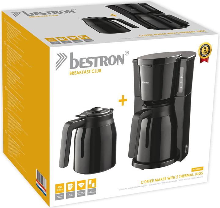 Produktbild Bestron Kaffeemaschine mit 2 Thermokannen