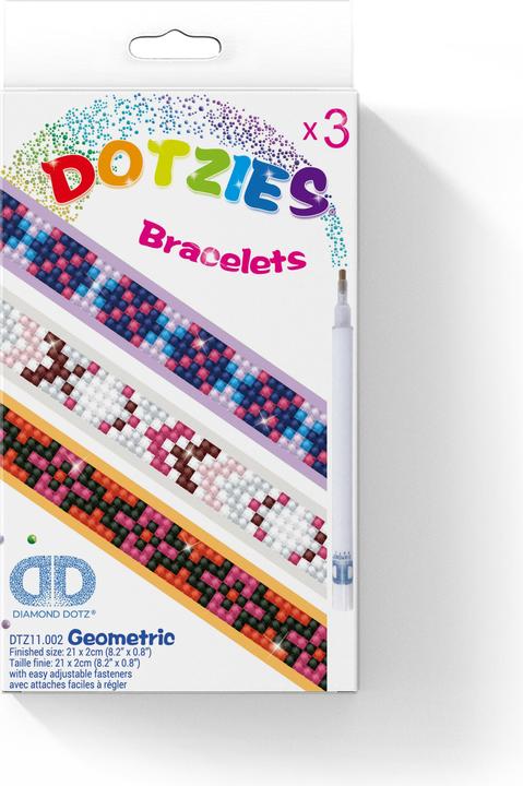 Actual product image Diamond Dotz Dotzies Bracelets Geometric