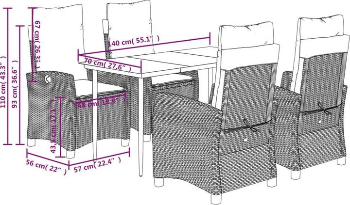 Image du produit VidaXL Karan (140 cm)