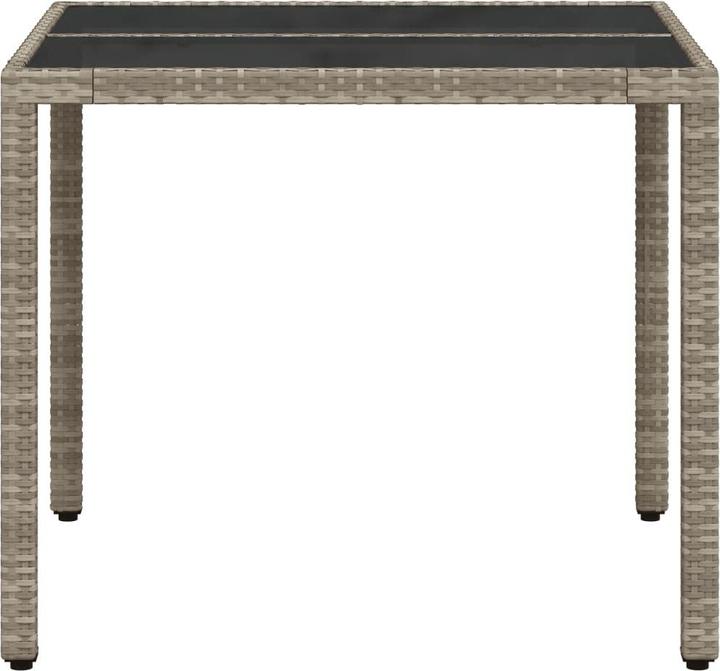 Image du produit VidaXL Gartentisch mit Glasplatte (90 cm)
