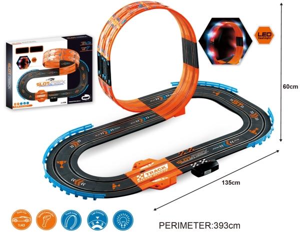 Image du produit Jinjun Toys Factory JJ Slot LED Racerbane 393cm 1:43